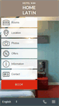 Mobile Screenshot of hotelhomelatinparis.com